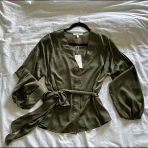 NEW Olive green blouse